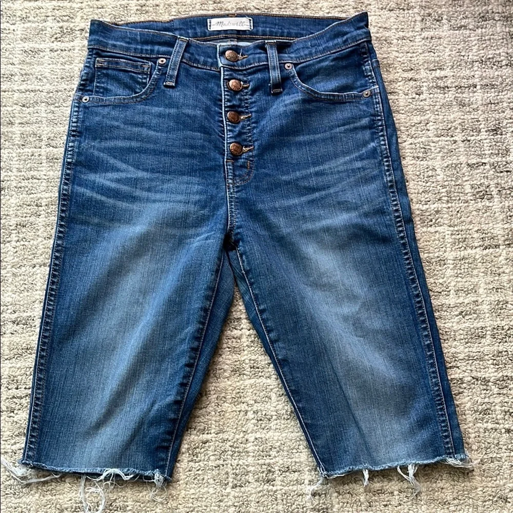 Madewell denim Bermuda shorts, 28